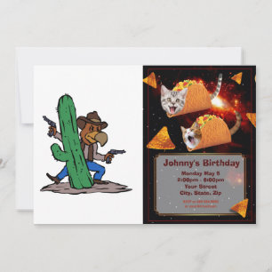 Villain Hawk Cartoon   Hintergrundfarbe auswählen Einladung