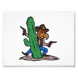 Villain Hawk Cartoon  Hintergrundfarbe Fotodruck