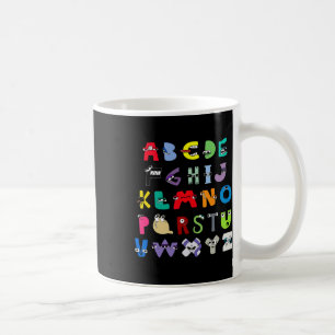 Villain Letter Abc Learning Boys Matching Evil Alp Kaffeetasse