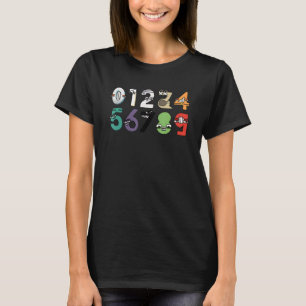 Villain Nummer 0-9 Kostümboys Matching Evil Numb T-Shirt
