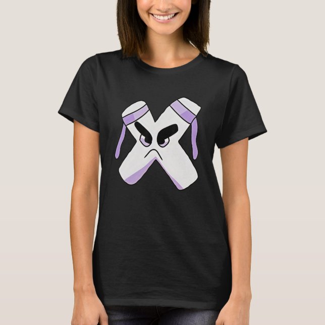 Villain Strong Letter X Alphabet Lore T-Shirt (Vorderseite)