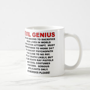 Villain Woll Ad Funny Mug Kaffeetasse