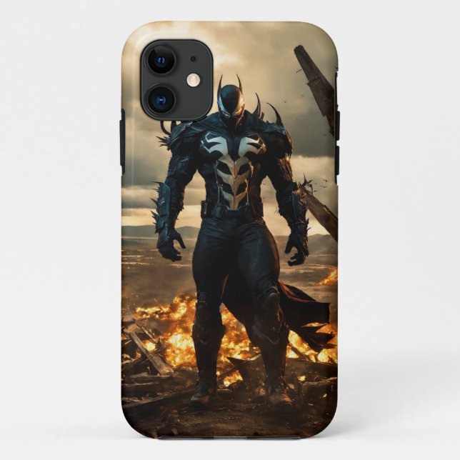Villano Venom: Sinister Elegante Kunst, Dichtung u Case-Mate iPhone Hülle (Rückseite)