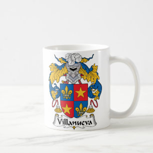 Villanueva Familienwappen Tasse