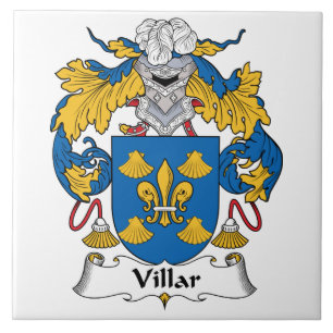 Villar Familienwappen Fliese