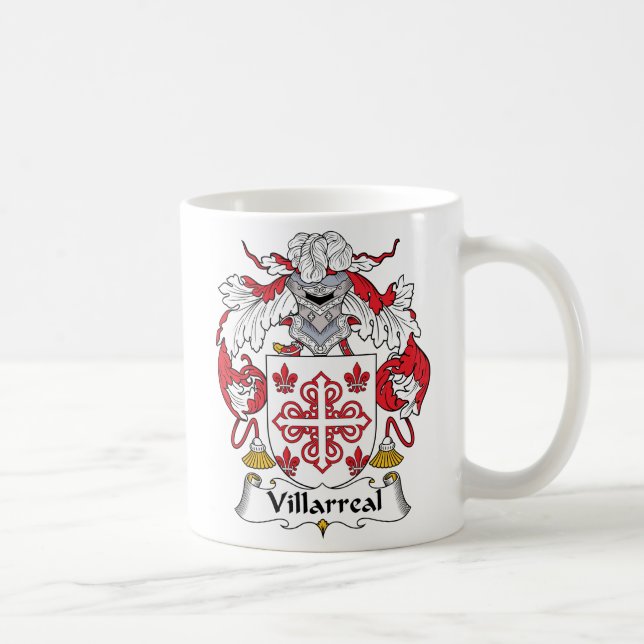 Villarreal-Familienwappen Kaffeetasse (Rechts)