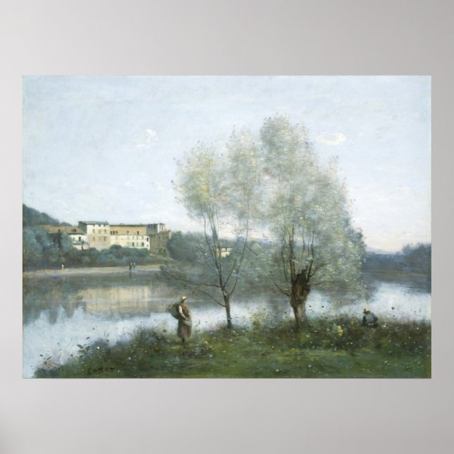 Ville-d'Avray - Jean-Baptiste - Corot Fine Art Poster (Vorne)