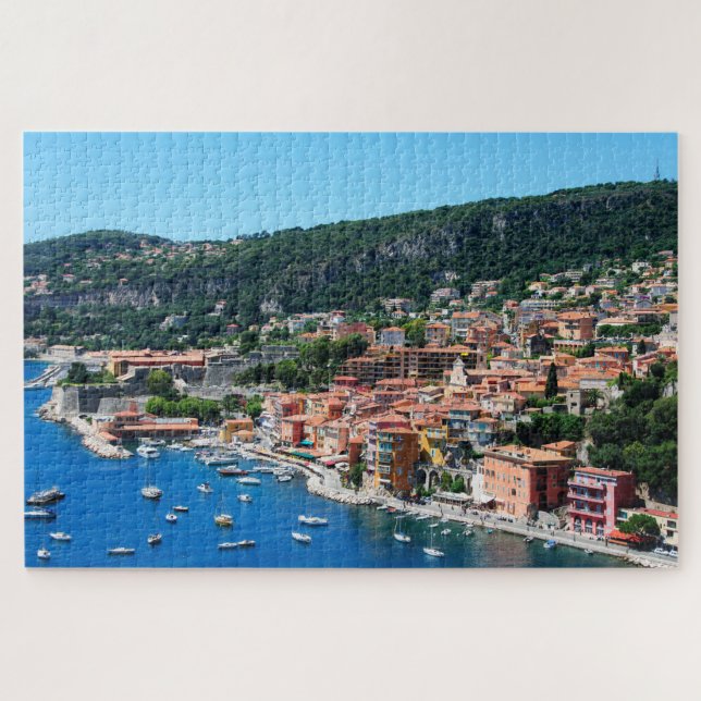 Villefranche-sur-Mer, Frankreich Puzzle (Horizontal)