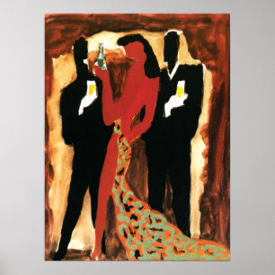 Villemot für Perrier Ad 1983 Poster