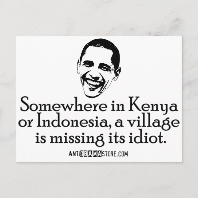Villiage Idiot Postkarte (Vorderseite)
