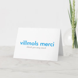 Villmols Danke Wird Thank You Very Much
