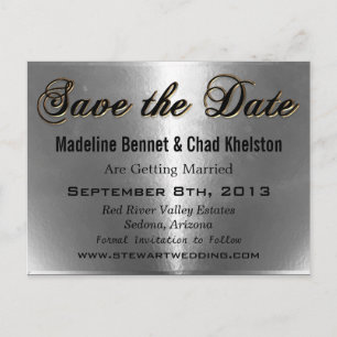 Villow Save the Date Ankündigungspostkarte