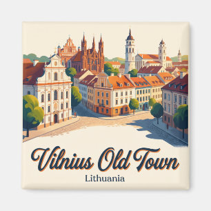 Vilnius Altstadt Litauen Magnet
