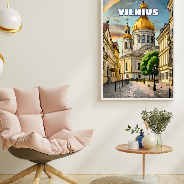 Vilnius, Herz unter Litauen Poster (Von Creator hochgeladen)