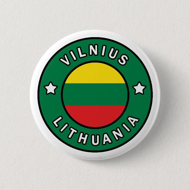 Vilnius Litauen Button (Vorderseite)