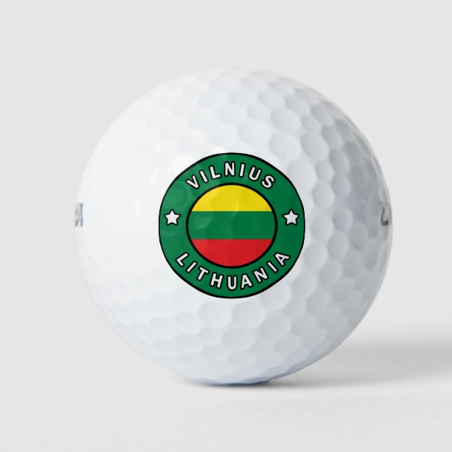 Vilnius Litauen Golfball (Vorderseite)