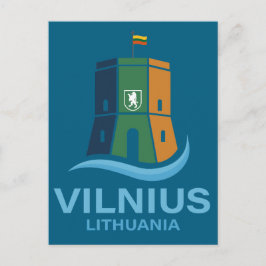 Vilnius Litauen Postkarte