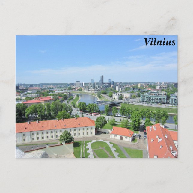 Vilnius, Litauen Postkarte (Vorderseite)