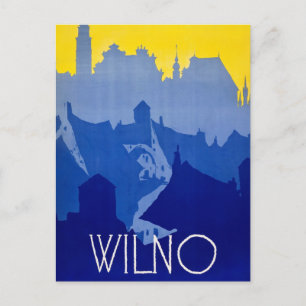 Vilnius, Litauen, Postkarte