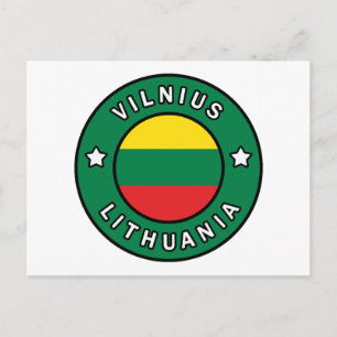 Vilnius Litauen Postkarte