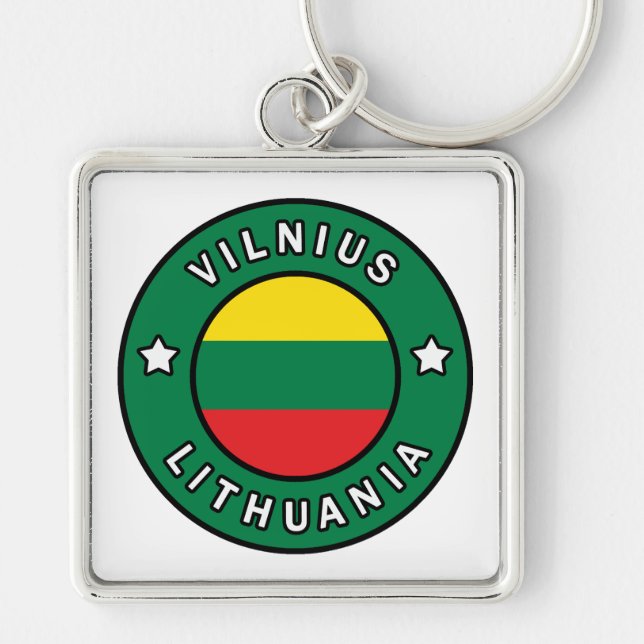Vilnius Litauen Schlüsselanhänger (Vorne)