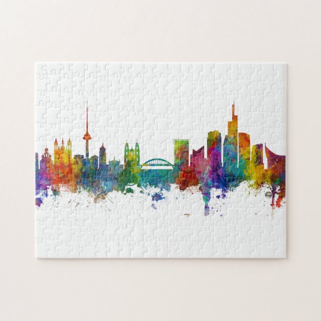 Vilnius Litauen Skyline Puzzle (Horizontal)