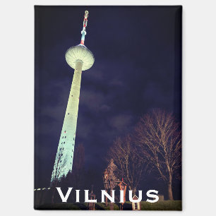 Vilnius, Litauen Sowjet-Ära Fernsehturm Magnet