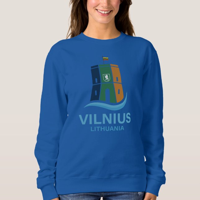 Vilnius Litauen Sweatshirt (Vorderseite)