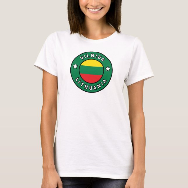 Vilnius Litauen T-Shirt (Vorderseite)