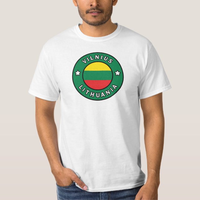 Vilnius Litauen T-Shirt (Vorderseite)