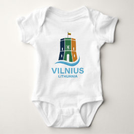 Vilnius Lithuania Baby Strampler