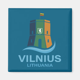 Vilnius Lithuania Magnet