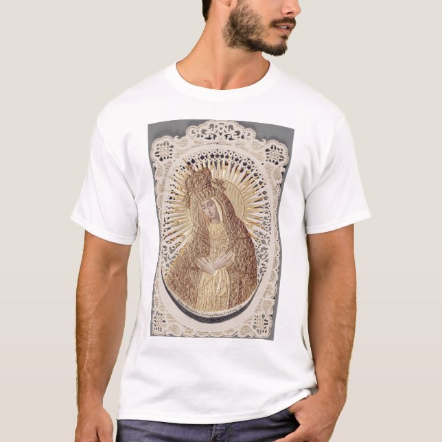Vilnius Madonna im Gebet ... schöne Kunst T-Shirt (Vorderseite)