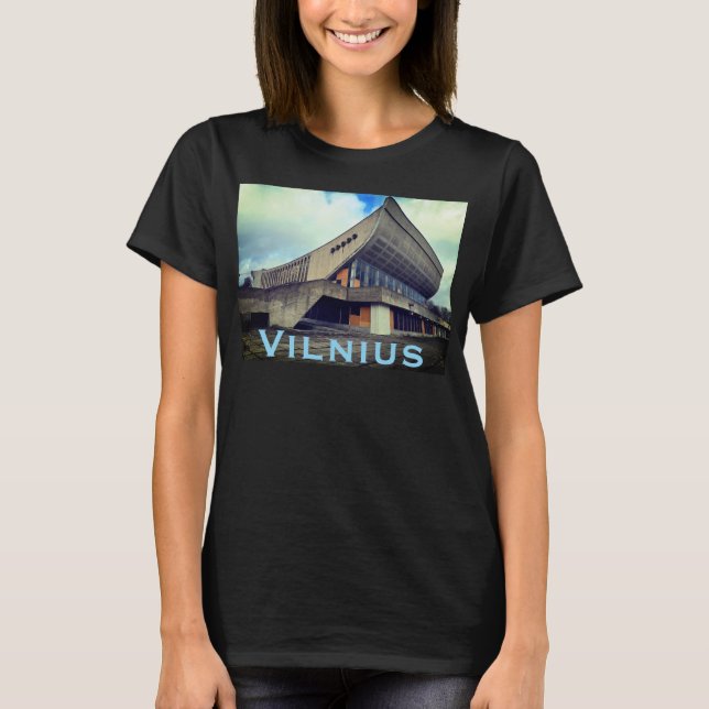 Vilnius sowjetische brutalistische Architektur - L T-Shirt (Vorderseite)
