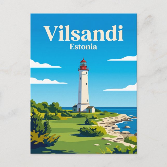Vilsandi-Nationalpark Estland Postkarte (Vorderseite)