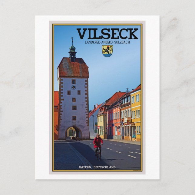 Vilseck - Turm Postkarte (Vorderseite)