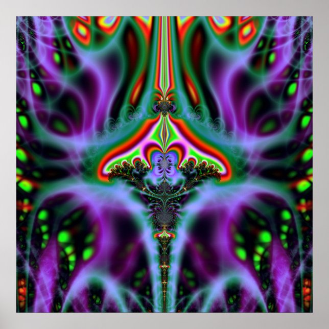 'Vimana Flux Lines' Poster (Vorne)