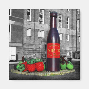 Vimto Flasche Skulptur Magnet