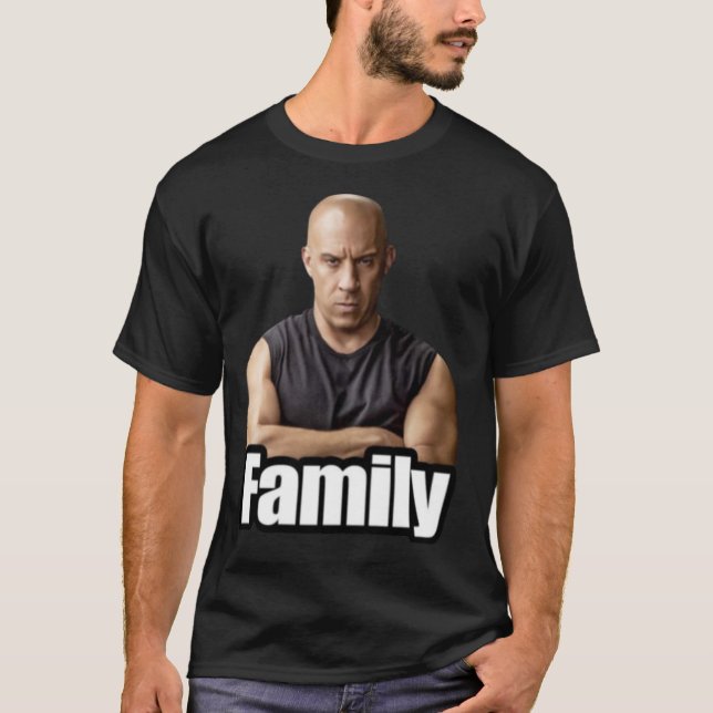 Vin Diesel FAMILY MEME boy T-Shirt (Vorderseite)