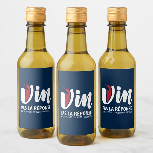 Vin, pas la reponse weinetikett (Flaschen)