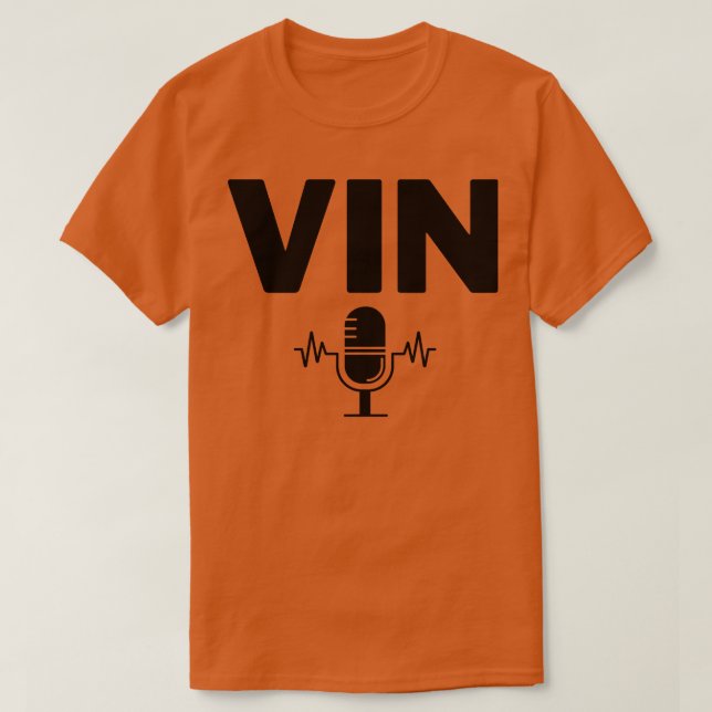 Vin-Scully-Mikrofon 17 T-Shirt (Design vorne)