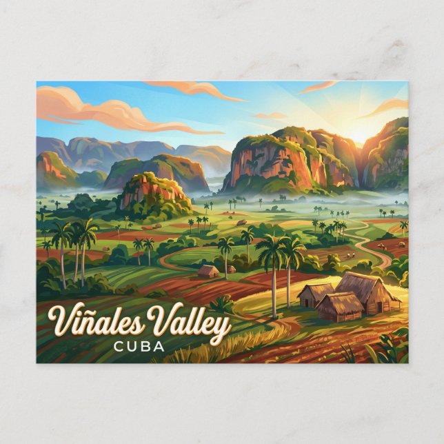Viñales-Tal Kuba Postkarte (Vorderseite)