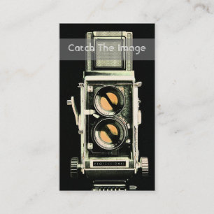 Vinatge Kamera-Visitenkarte-Fotografie Visitenkarte