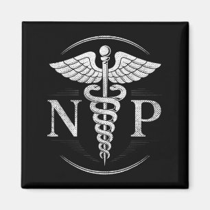 Vinatge Nurse Practitioner Nursing Np Hostal Medic Magnet