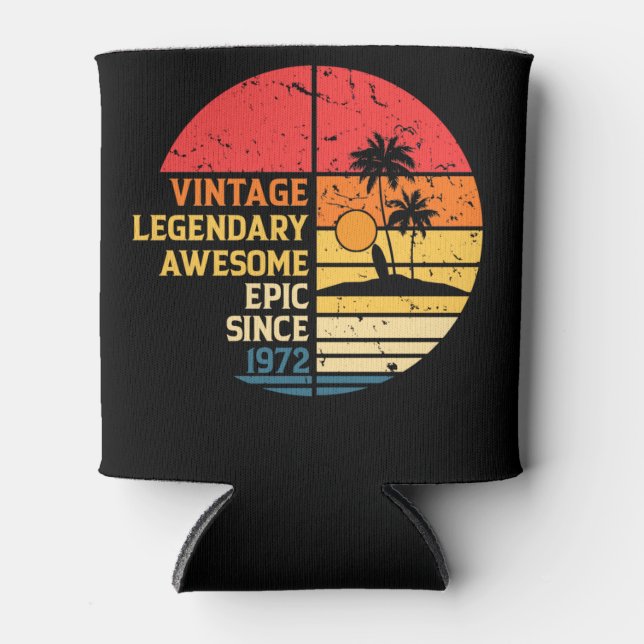 Vinatge Phantastisch Geburtstag 1972 Dosenkühler (Vorderseite)