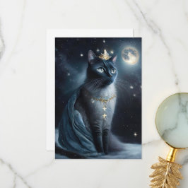 Vinatge Royal Cat Dankeskarte