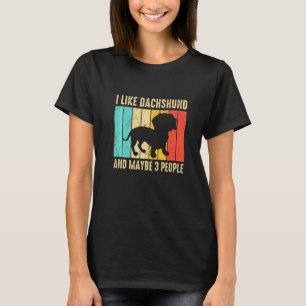 Vinati Ich mag meine Dackel und wie vielleicht dre T-Shirt