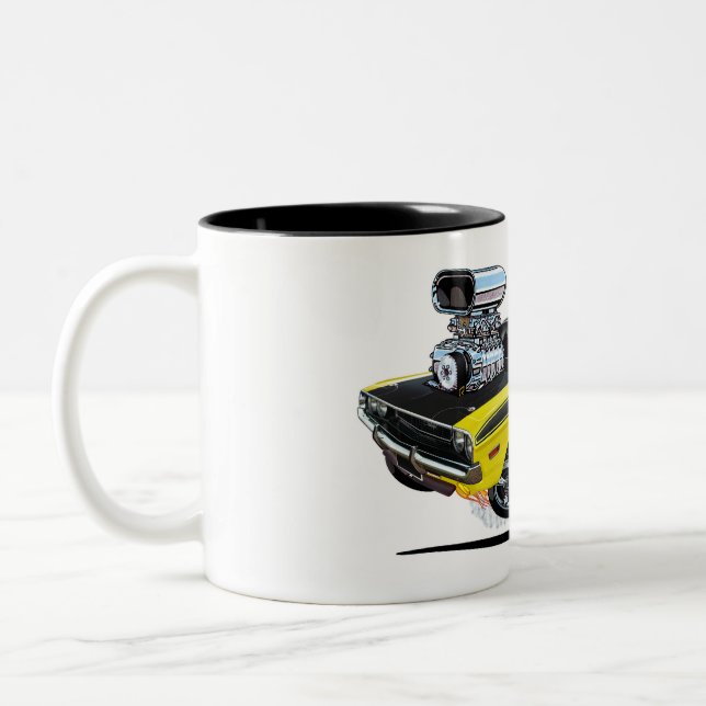 Vince Crain High Octane 1970 Dodge Challenger Zweifarbige Tasse (Links)