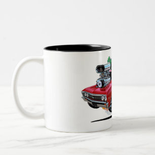 Vince Crains High Octane Art, 1967 Chevelle SS Zweifarbige Tasse