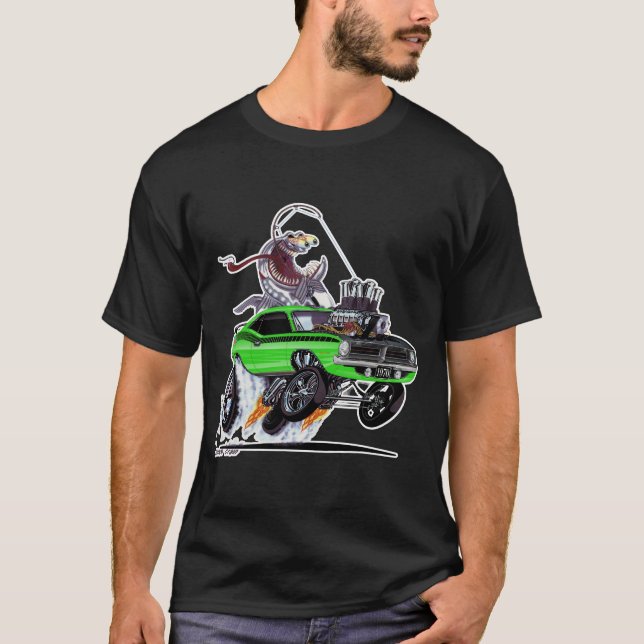 Vince Crains High Octane Art, 1970 AAR 'cuda T-Shirt (Vorderseite)
